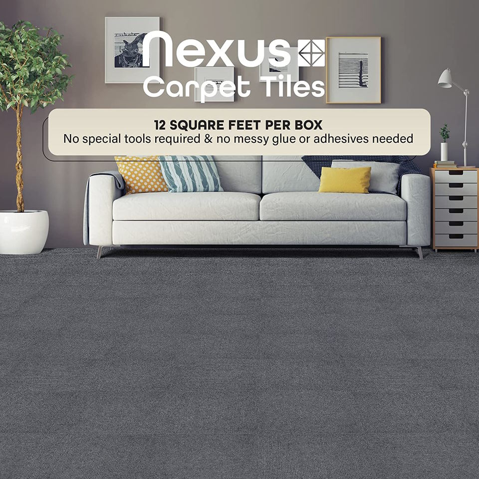 Nexus Self Adhesive Carpet Floor Tiles