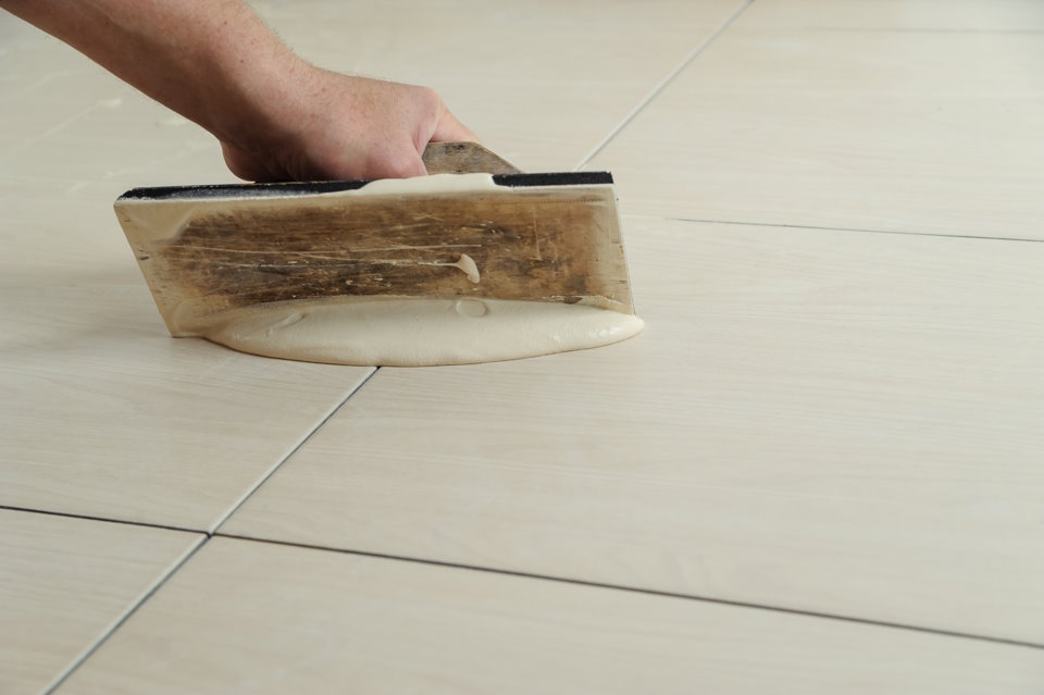 What Color Grout to Use With White Tile